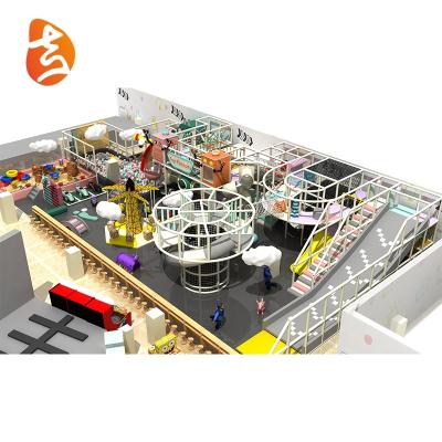 China 3-14 Years Old Kids Indoor Games Zone Indoor Gym Kids Indoor Playground Equipment With Trampoline Park for sale