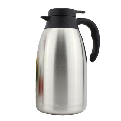 China Sustainable Stainless Steel Thermos Coffee Kettle Large Capacity Hot Pot 2L Thermos for sale