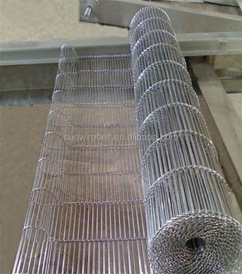 China Stainless Steel Flat Flex Conveyor Belt of Stainless Steel Wire for sale