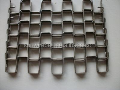 China High Quality Heat Resistant &low Price Metal Honey Comb Conveyor Mesh Belt for sale