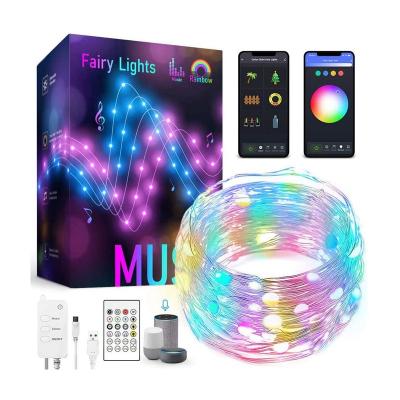 China TUYA SMART Fairy light  String Tuya Smart Fairy Light String Led Types Portable Filament Light Bulbs for sale