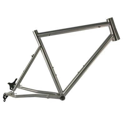 China Light Weigh Titanium Waltly 700C CX Road Frame With Belt Drive Design for sale