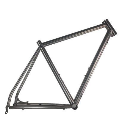 China Low Density Customized Titanium Gravel Bike Frame For Sale for sale