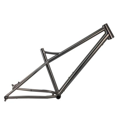 China Low density mode and special titanium fat bike frame for sale