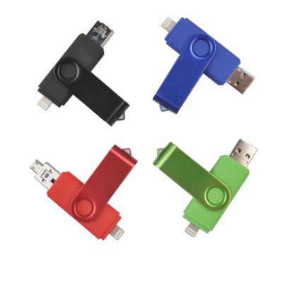 China Lanyard usb 3 drive otg flash usb drive smartphone 4 in 1 otg usb flash drive for sale