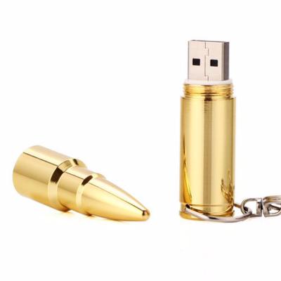 China Usb flash drive usb 2.0 usb 3.0 pen drive metal gun and bullet shape usb flash drive custom logo branded flash drive for sale