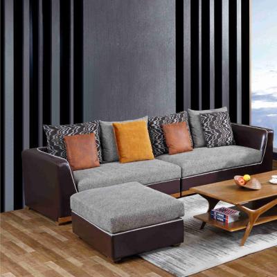 China Removable Cover Commercial Home Furniture L Shape Corner Sofa Set For Living Room for sale