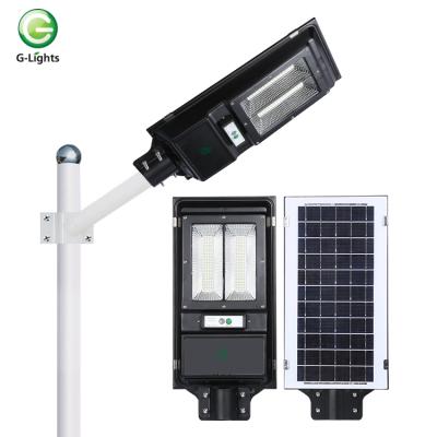 China High power IP65 waterproof smd 60w 80w integrated All in one solar street lamps for sale