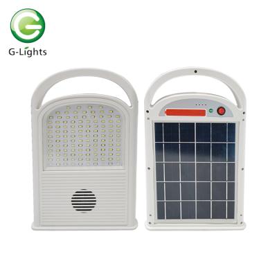 China G-Lights Energy Saving Dimming Pure White ABS 100W Rechargeable Solar Floodlight for sale