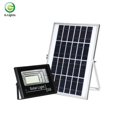 China Power display Intelligent remote control smd 25w 40w 60w 100w 200w led solar flood light price for sale