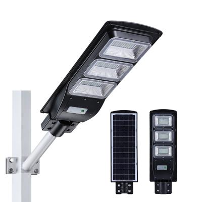 China Garden lighting ip65 outdoor waterproof smd 20w 40w 60w Aluminum all in one led solar street light for sale