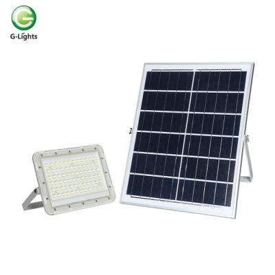 China Motion sensor aluminum ip66 waterproof 60w 100w 150w outdoor solar led flood light for sale