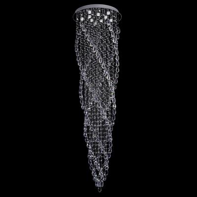 China Modern Luxury Popular living hanging decorative crystal chandelier light for sale