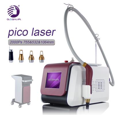 China Acne Treatment TUV CE Approve! ! Laser Tattoo Removal Freckle Pigmentation / 1064nm 532nm 755nm Picosecond Laser for sale