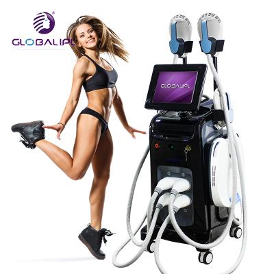 China Professional Weight Loss EMS Muscle Building Magnetic Body Sculpting Machine With RF for sale