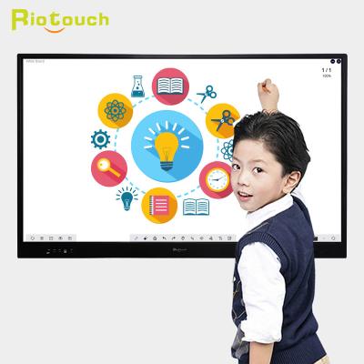 China Upicture Riotouch Whiteboard 55 65 75 86 Inch Interactive Flat Panel Smart Board For School Touch Screen Monitors With 4K Resolution for sale