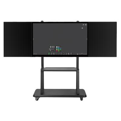 China Interactive digital fold blackboard display prices 86inch capacitive touch lcd screen customized for classroom and meeting room 86inches for sale