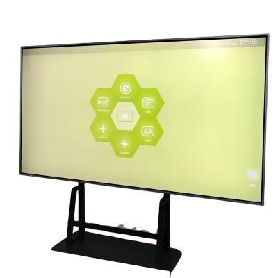 China Touch Screen All In One Dual System OPS 100 Inch Built-in Capacitive Touch Panel PCAP Multi Dots Screen TV for sale