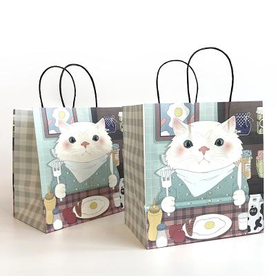 China Stylish Art Card Disposable Gift Bags Luxury Small Jewelry Paper Bag Gift Bags Custom Made With Your Own Logo for sale