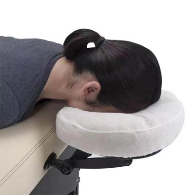 China Dustproof Disposable Nonwoven Head Rest Pillow For Beauty Spa Salon Bed Table Cover Massage Face Cradle for sale