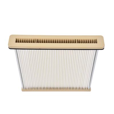 China Customized Pleated Flat Panel Air Filter Spunbond Polyester Needle Felt Media for sale