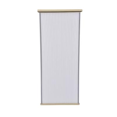 China Spunbond Polyester Dust Collector Filter Media Pleated Panel Air Filters for sale