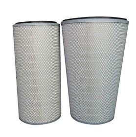 China Cylindrical And Conical Filter Cartridges In Gas Turbine Air Filtration Systems for sale