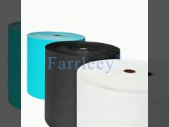 High Efficiency Nanofiber Coating In Nonwoven Filter Media Polyester Dust Collector Corrugated 