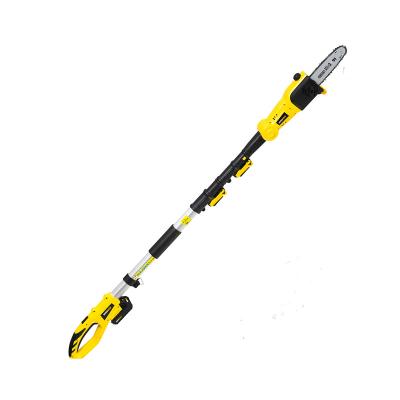 China Inventory Telescopic Cost Effective 20v Battery Operated Low Price Factory Handle Portable Chain Saw Chainsaw for sale