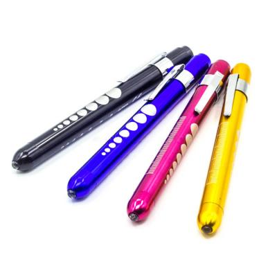 China Industrial Colorful Mini Medical LED Lights Nursing Waterproof Pocket Pen Light for sale