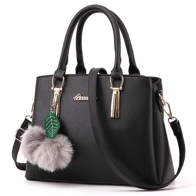 China Multifunctional Fashion Tassels Women Ladies Satchel Top-Handle Shoulder Cross - Body Bag with Ornaments Plush Tote Purse Handbag for sale