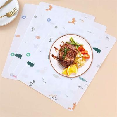 China Sustainable Home Kitchen Insulation Pad Waterproof Western Style Simple Cool Place Mat for sale