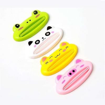 China Creative Manual Toothpaste Squeezer Cartoon Shape Viable Lazy Facial Detergent Squeezer Toothpaste Squeezer for sale