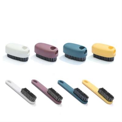 China Viable Multi-Function Household Cleaning Brush Multi-Function Shoe Brush Multi-Color Soft Bristle Laundry Brush for sale