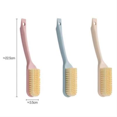 China Multi-Function Long Brush Artifact Household Shoe Hangable Cleaning Brush Single Handle Shoe Brush for sale