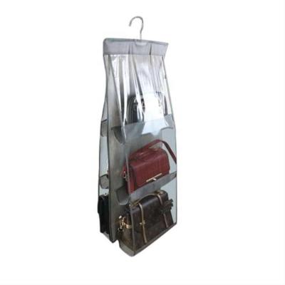 China Sustainable Household Wardrobe Storage Tools Hanging Cloth Organizer Multi-Layer Storage Hanging Bag for sale