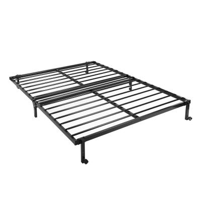 China Foldable Metal Bed Frame Platform Metal Folding Bed Twin / Full Size Mobile Bed for sale