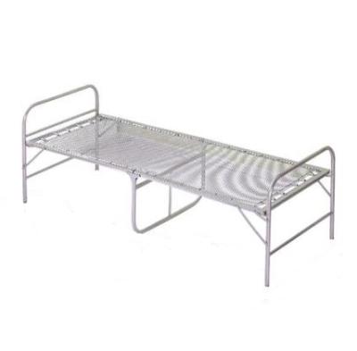 China Foldable Metal Folding Bed Hotel Folding Bed Single Cheap Guest Bed for sale