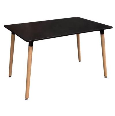 China (Other) MDF adjustable top in black satin finish with beech legs design for modern living room furniture for sale