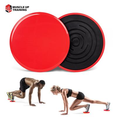 China Custom ABS+TPR Logo Fitness Workout Exercise Gliding Discs Core Sliders for sale