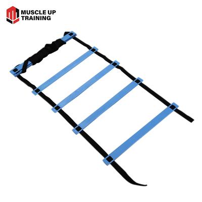 China PP+ Flat Training Strap Nylon Football Gear Agility Ladder With Customized Logo for sale