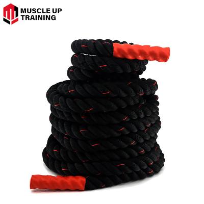 China Commercial Use Fitness Gym Power Training Battle Rope With Nylon Cover for sale