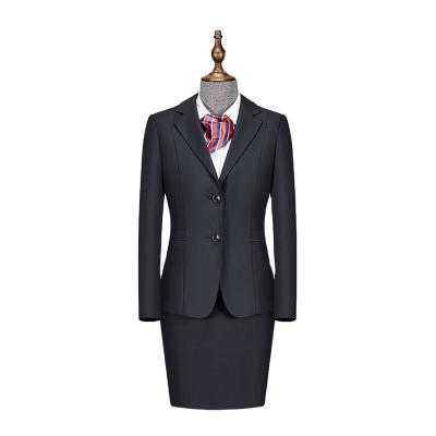 China Anti-Wrinkle Non Pilling Navy Office Bestselling Lightweight Short Blazer For Women for sale