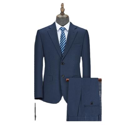 China Others Quality Assurance Regular Men's Royal Blue Two Pieces Blazer Sets for sale