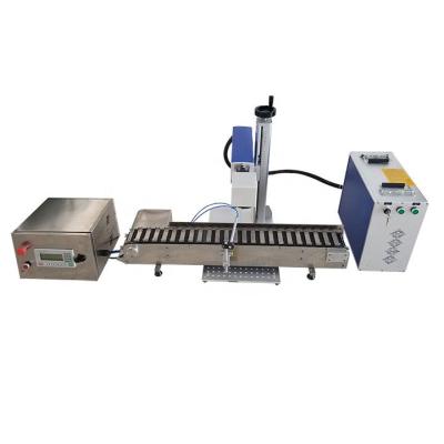 China Laser Marking STYLECNC Pen Laser Engraving /Marking Machine With Conveyor Belt for sale