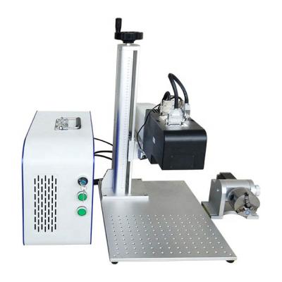 China Laser Marking Fiber Laser Dynamic Focusing Engraving Machine For 3D Curved Surface for sale