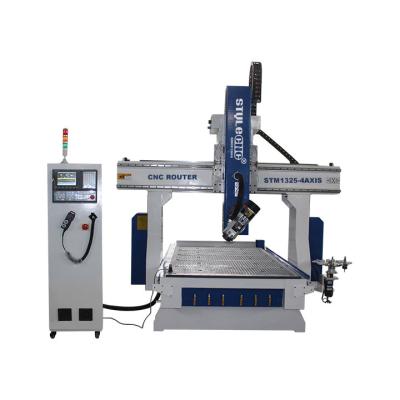 China Hotels 4 Axis CNC Wood Router With ATC System For Sale for sale