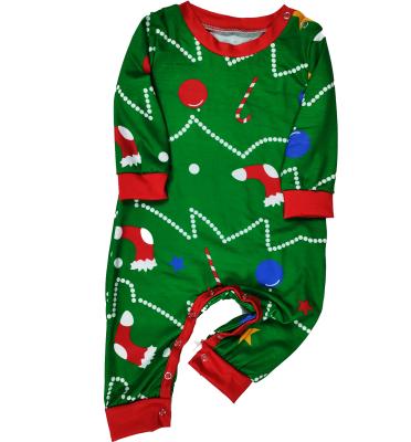 China Winter Long Sleeve QUICK DRY Plus Size Two Piece Sleepwear Printed Christmas Pajamas Family Sets for sale