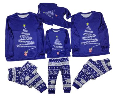 China Hot Selling QUICK DRY Hot Selling Pajamas Kids Pajamas Wholesale Christmas Family Adult Matching Set Plus Size Sleepwear for sale