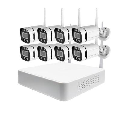 China Newest built-in siren design plug and play installation is convenient 8CH KIT 2MP WIFI for sale